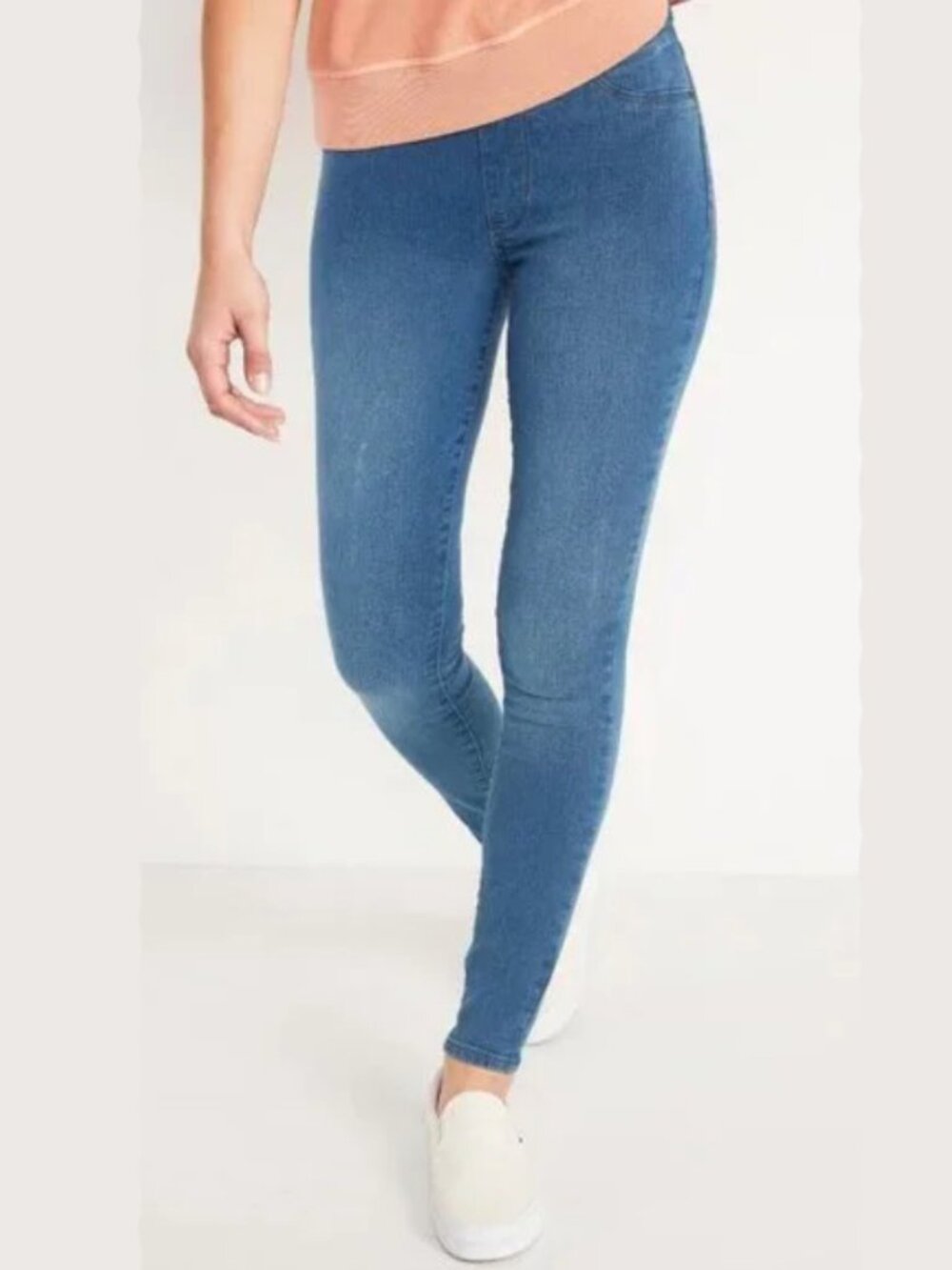 Old Navy Rockstar Mid Rise Pull-on Jeggings (6-8) EUC